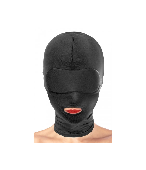 Cagoule BDSM bouche ouverte - Fetish Tentation