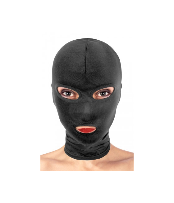 Cagoule BDSM 3 ouvertures - Fetish Tentation