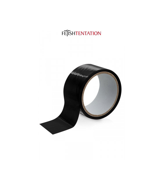 Ruban de soumission noir 15m - Fétish Tentation