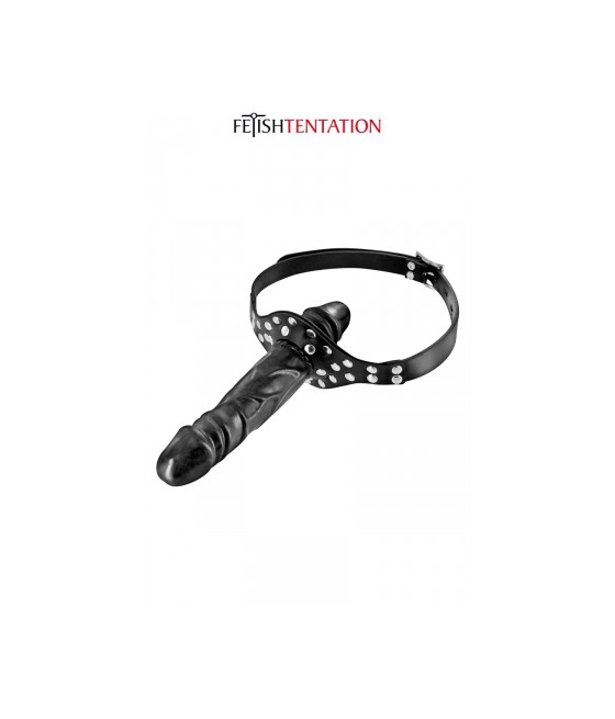 Bâillon double gode black - Fetish Tentation