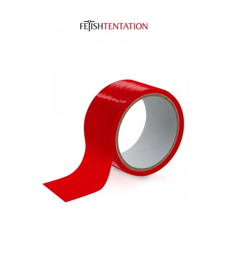 Ruban de soumission rouge 15m - Fétish Tentation