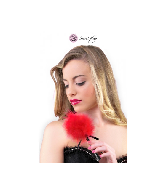 Plumeau 18 cm rouge - Secret Play