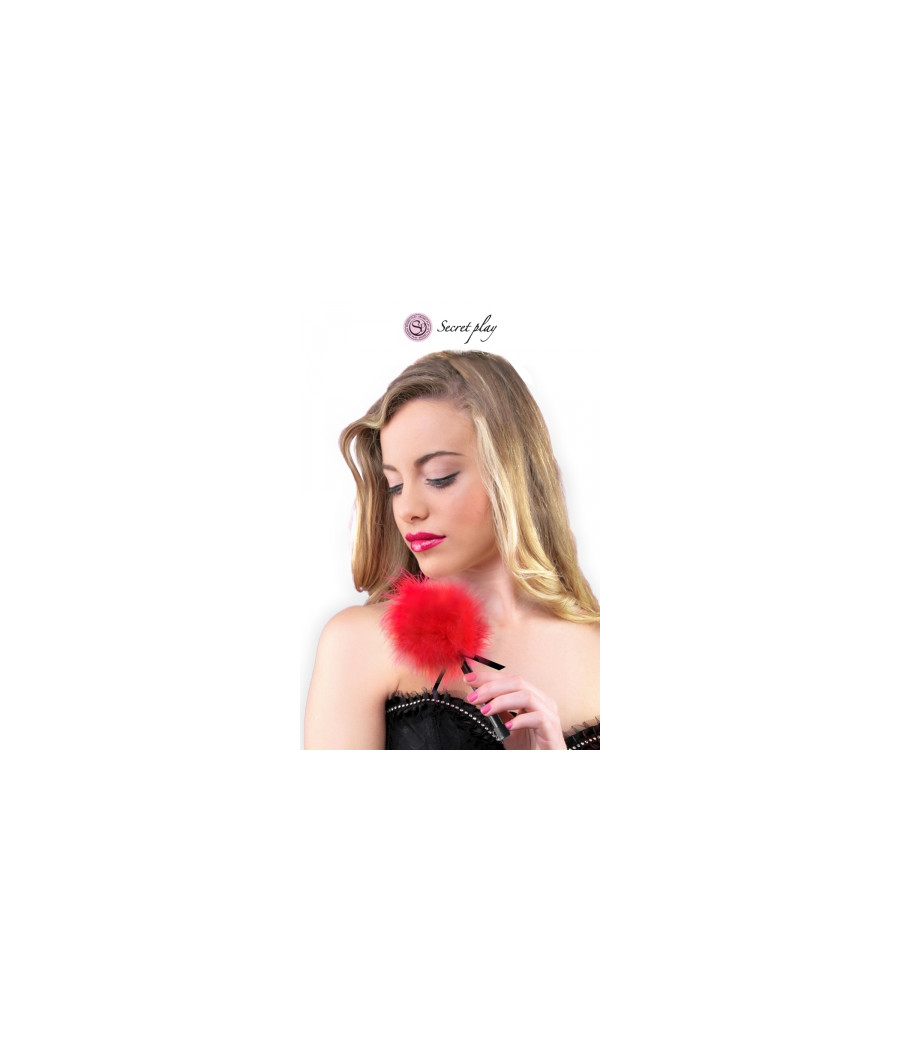 Plumeau 18 cm rouge - Secret Play Plumeau 18 cm rouge - Secret Play