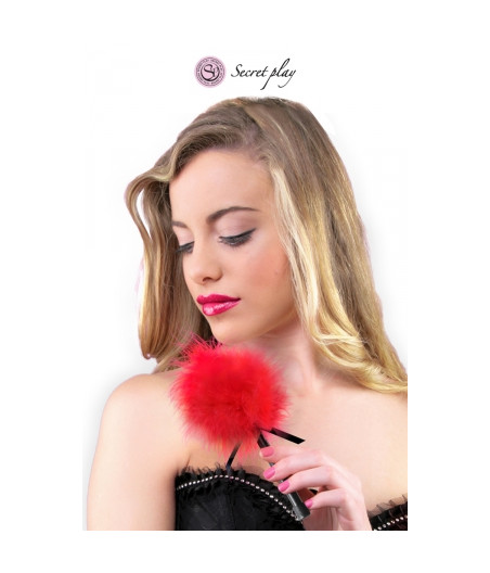 Plumeau 18 cm rouge - Secret Play