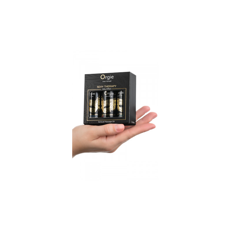 Coffret 3 huiles de massage sensuel Sexy Therapy Collection
