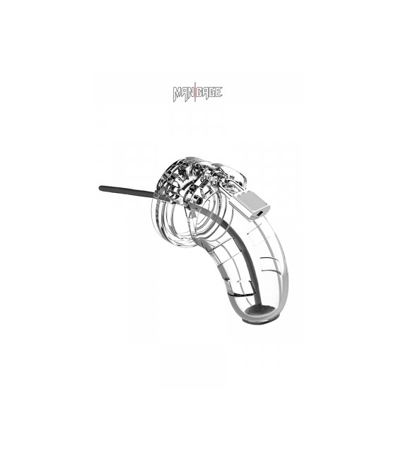 Cage de chasteté 6,5cm avec plug d'urètre - ManCage 15