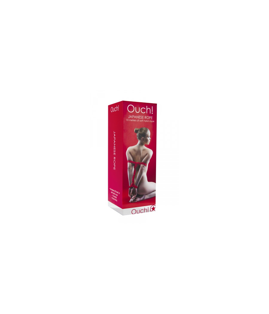 Corde de bondage Japonais 10m rouge - Ouch