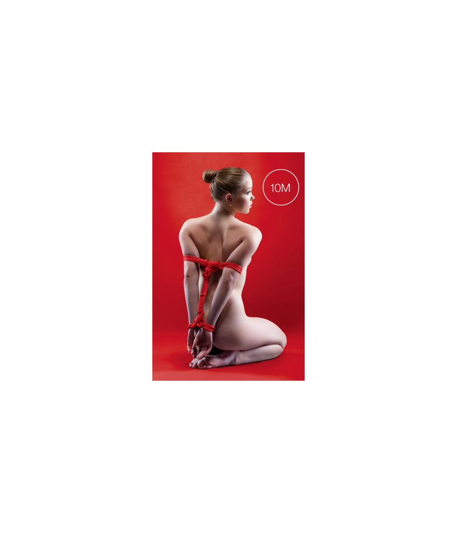 Corde de bondage Japonais 10m rouge - Ouch