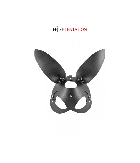 Masque bunny simili cuir réglable - Fetish Tentation