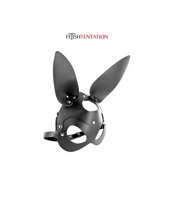 Masque bunny simili cuir réglable - Fetish Tentation