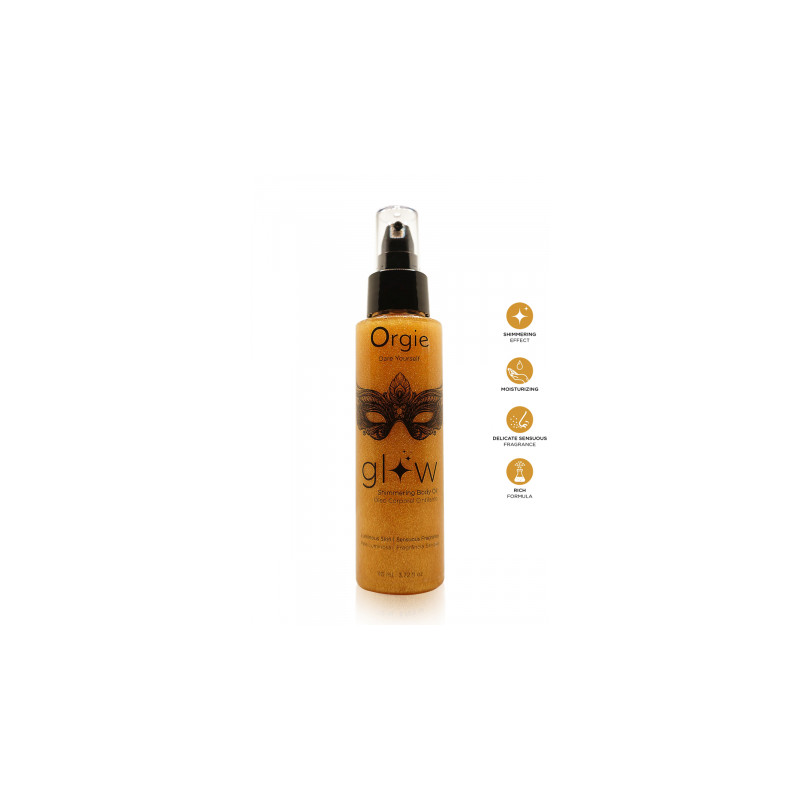 Huile brillante pour le corps 110ml - Orgie
