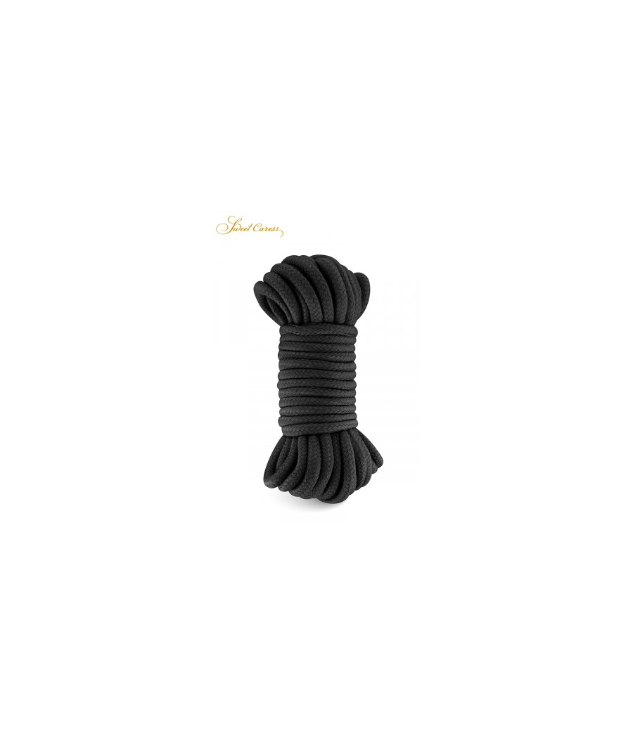 Corde de bondage noire 10m - Sweet Caress Corde de bondage noire 10m - Sweet Caress