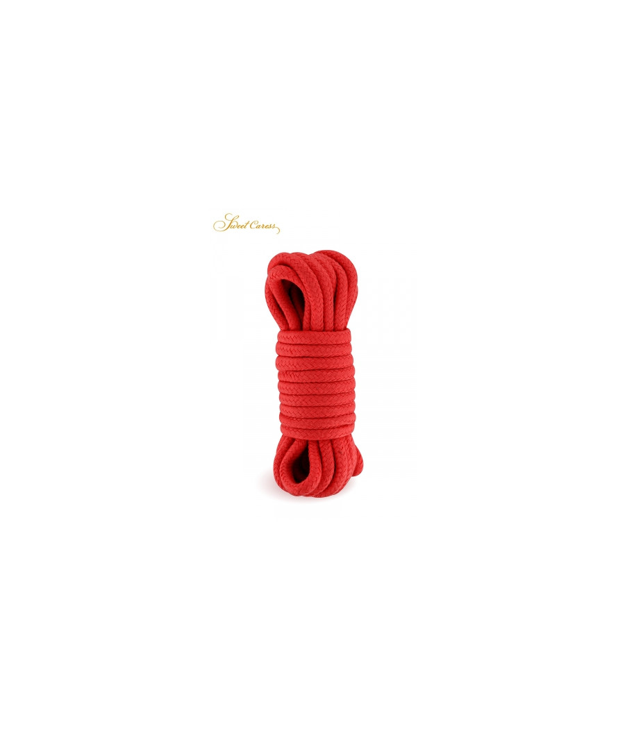 Corde de bondage rouge 5m - Sweet Caress Corde de bondage rouge 5m - Sweet Caress