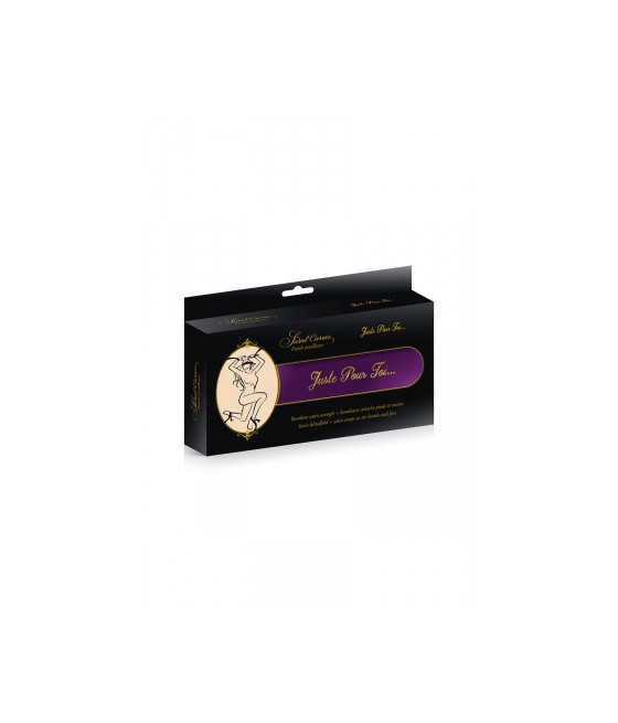 5 liens satin pourpre - Sweet Caress