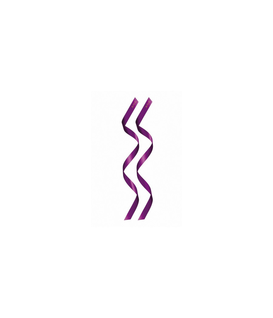 2 liens BDSM satin pourpre - Sweet Caress 2 liens BDSM satin pourpre - Sweet Caress