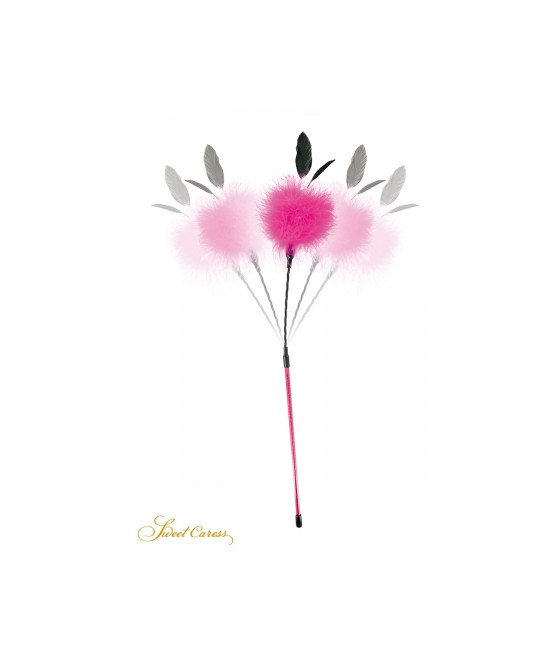 Plumeau à caresses rose - Sweet Caress