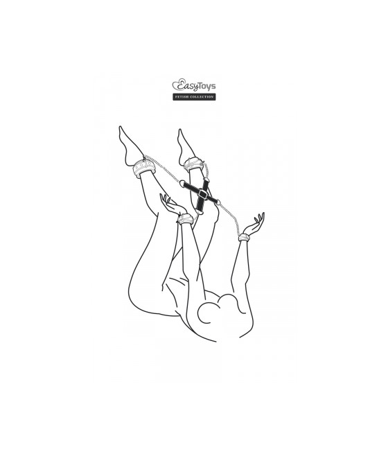 Croix en cuir Hog Tie - Easytoys Fetish Collection