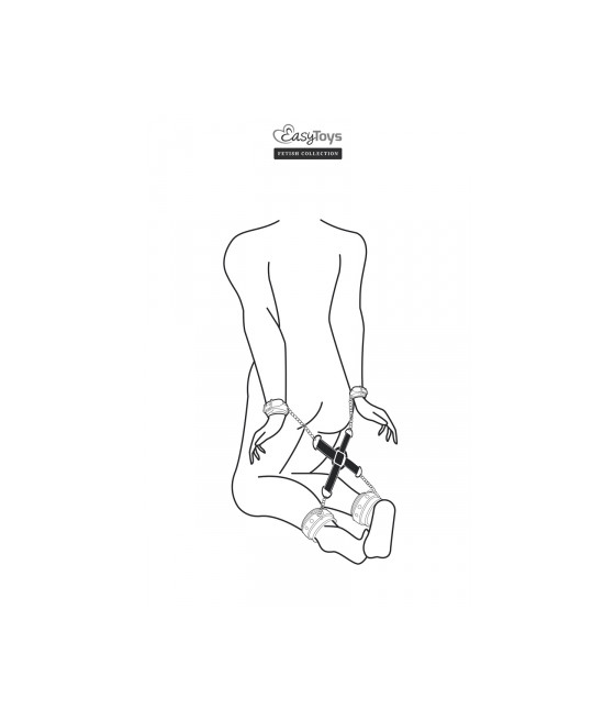 Croix en cuir Hog Tie - Easytoys Fetish Collection