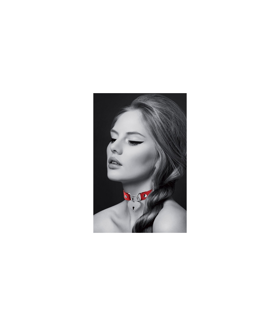 Collier rouge cadenas coeur - Bijoux Pour Toi Collier rouge cadenas coeur - Bijoux Pour Toi