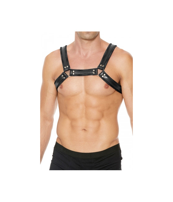 Harnais Buckle Bulldog noir - Ouch!