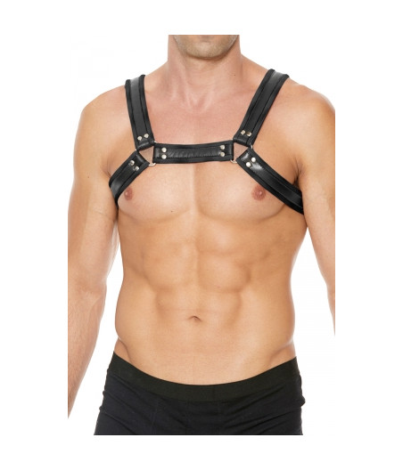 Harnais Buckle Bulldog noir - Ouch!