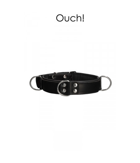 Collier Bondage Deluxe noir - Ouch!