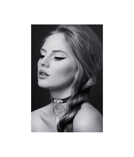 Collier Fetish avec double  anneau - Bijoux pour Toi
