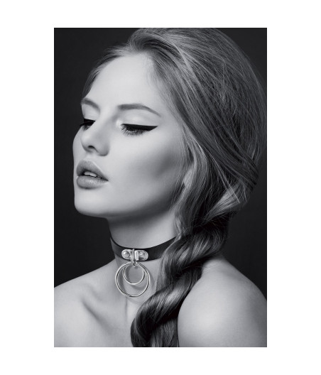 Collier Fetish avec double  anneau - Bijoux pour Toi