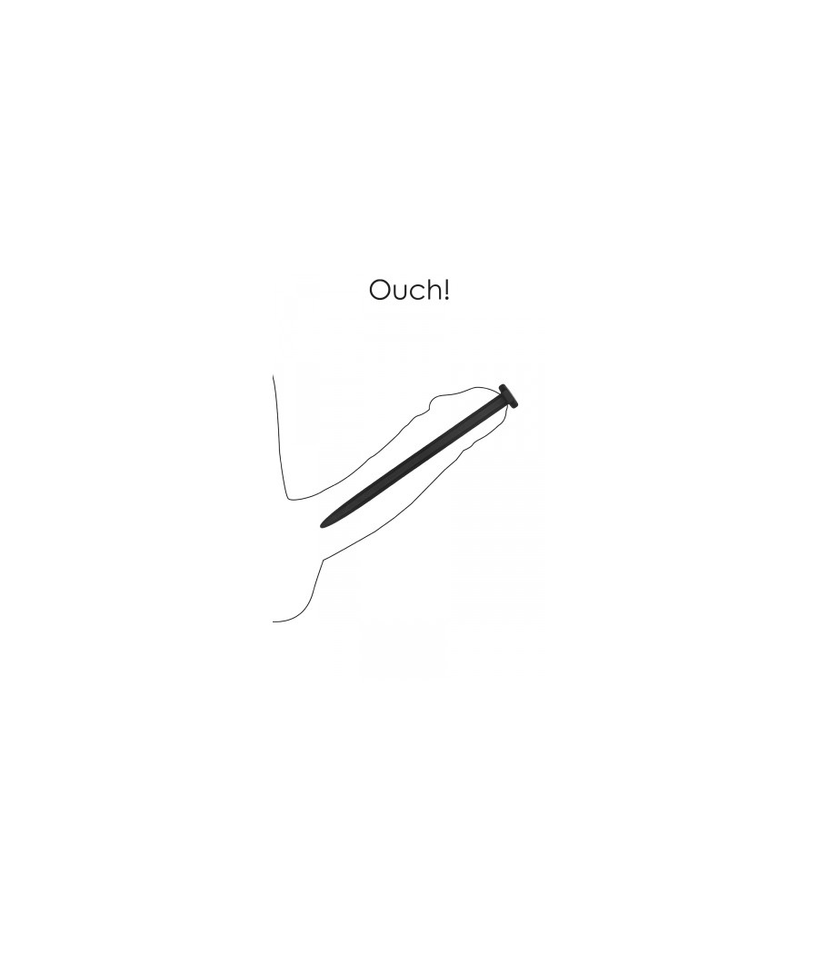 Set de 3 plugs urétraux Grands clous - Ouch!