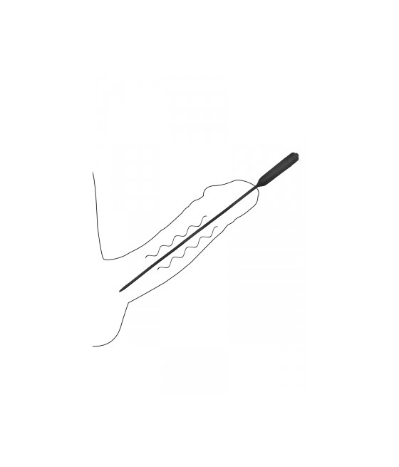 Plug d'urètre vibrant extra long - Ouch!
