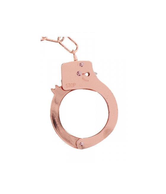 Menottes métal rose gold - Toy Joy