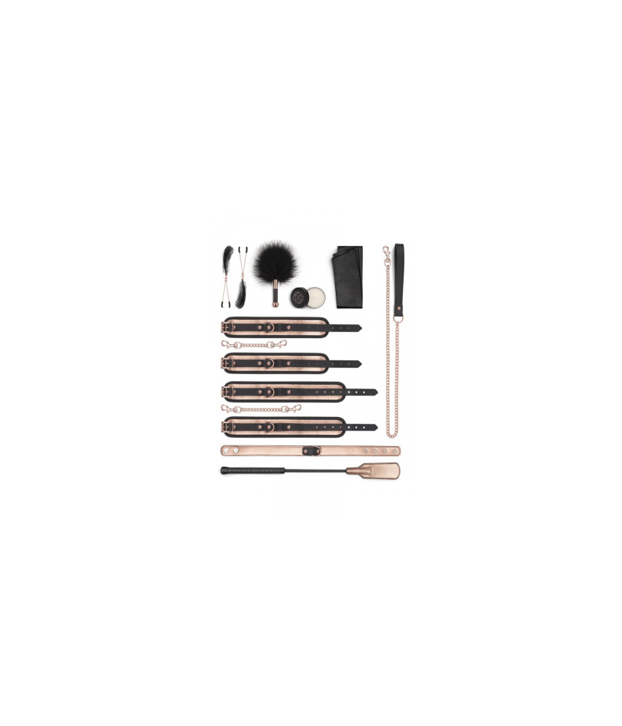 9 accessoires BDSM Rosy Gold 9 accessoires BDSM Rosy Gold