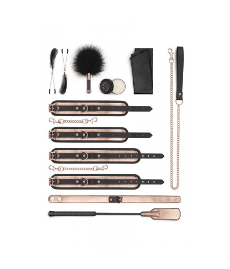 9 accessoires BDSM Rosy Gold