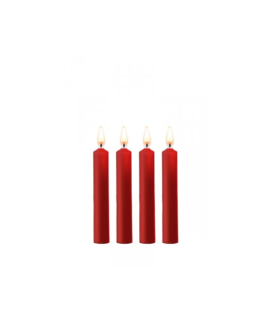 4 bougies SM rouges - Ouch!