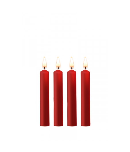 4 bougies SM rouges - Ouch!