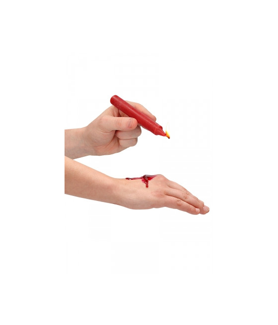 4 bougies SM rouges - Ouch!