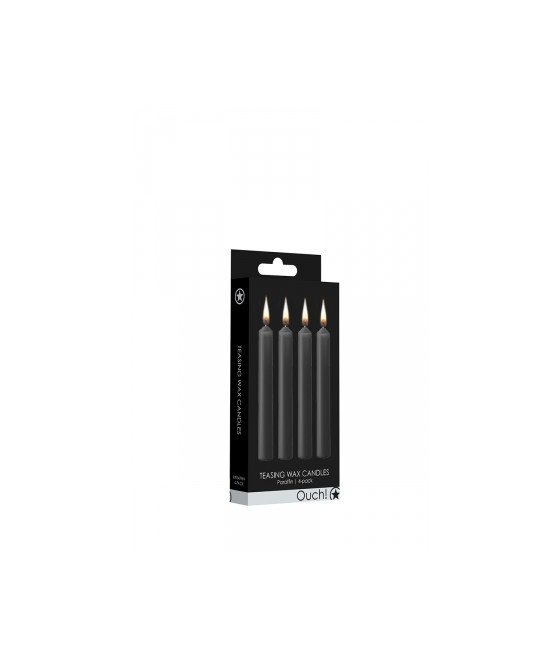 4 bougies SM noires - Ouch!
