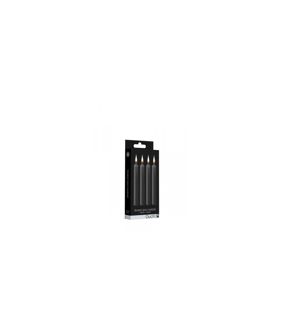 4 bougies SM noires - Ouch!
