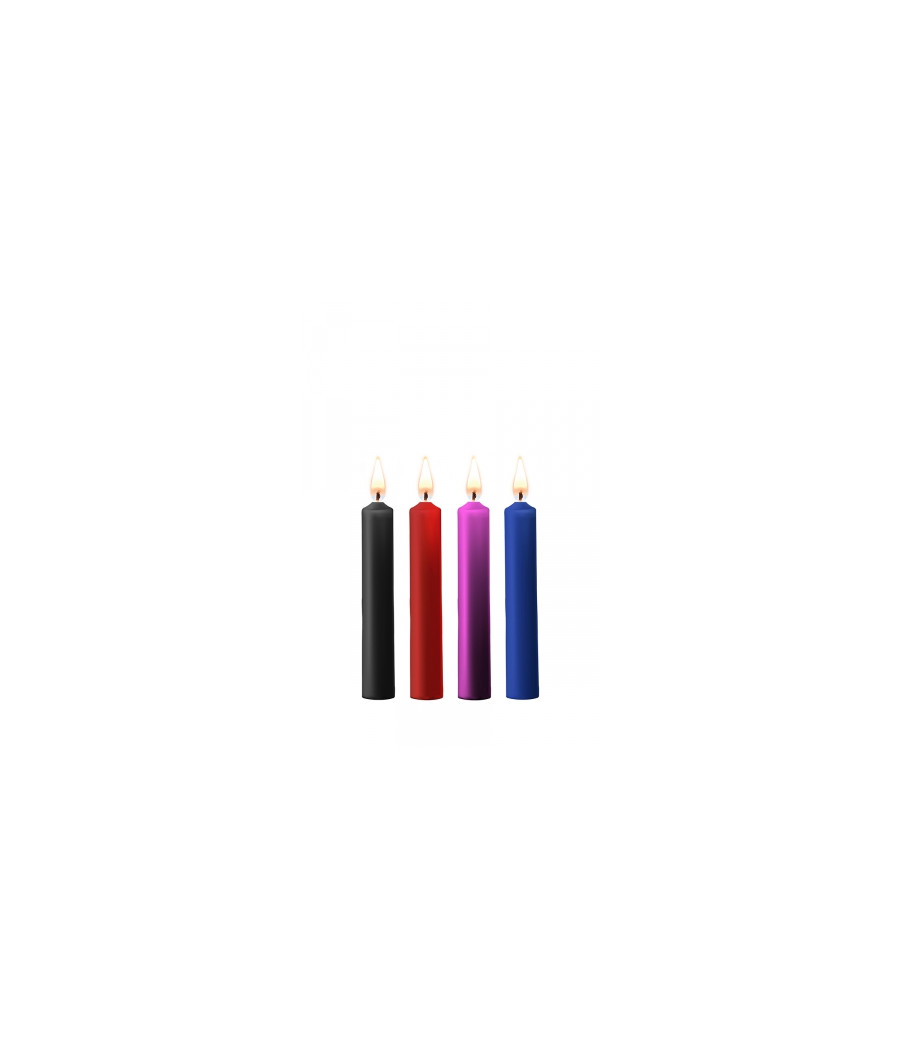 4 bougies SM colorées - Ouch! 4 bougies SM colorées - Ouch!
