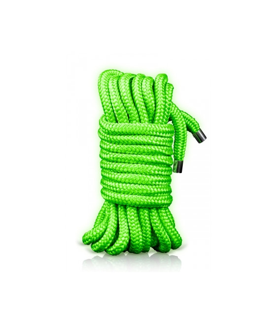 Corde de bondage phosphorescente 5m - Ouch