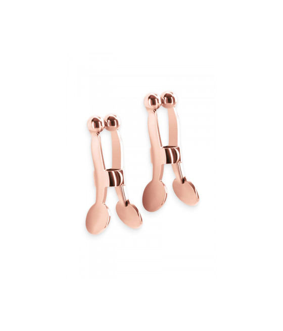 Pinces à tétons Bound rose gold