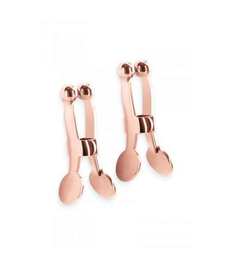 Pinces à tétons Bound rose gold