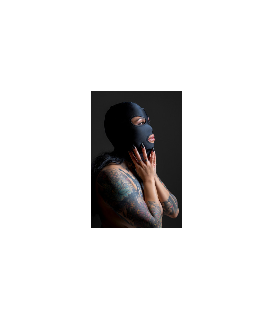 Cagoule BDSM 3 ouvertures - Taboom Cagoule BDSM 3 ouvertures - Taboom