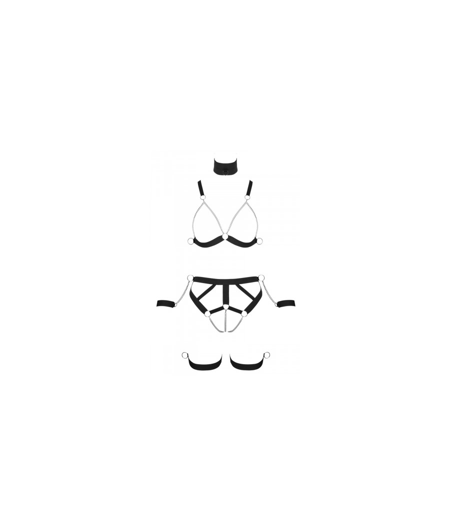 Ensemble harnais Strappy Bikini - Bad Kitty