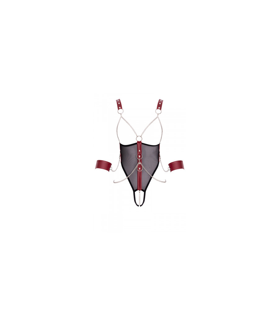Body de bondage ouvert et seins nus - Cottelli Bondage