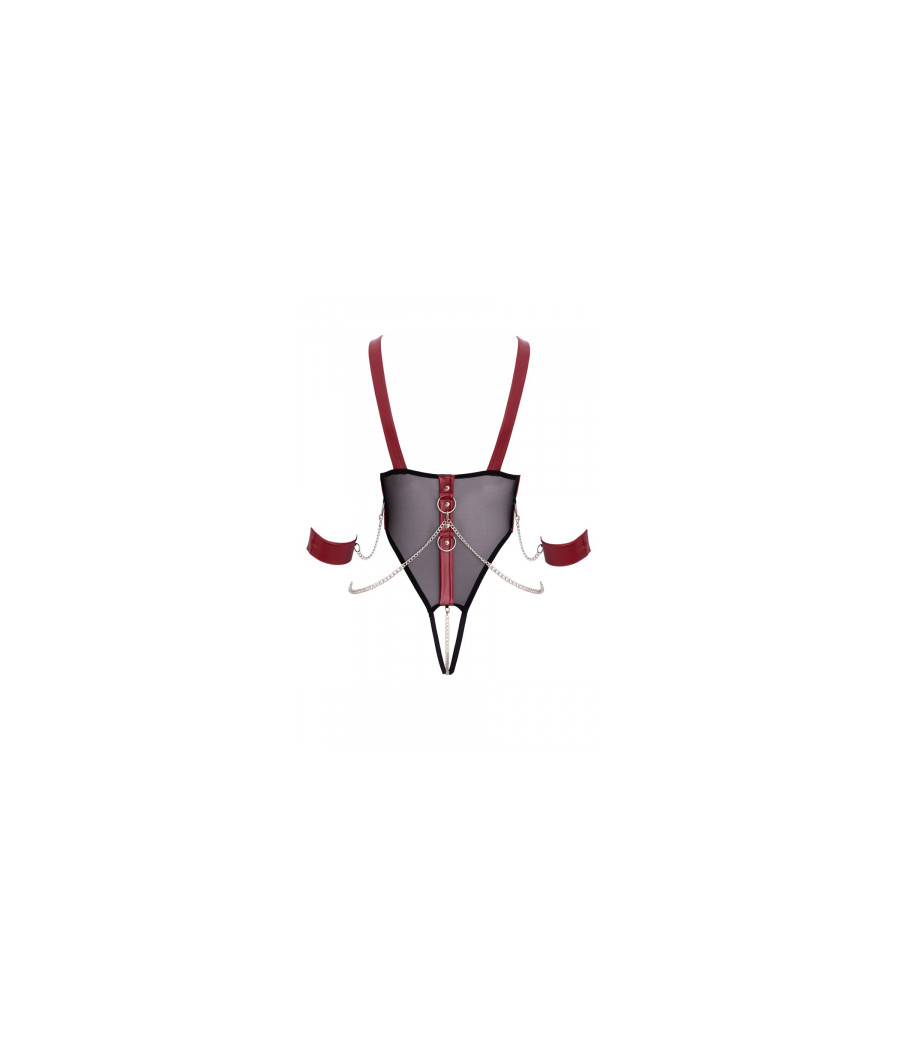 Body de bondage ouvert et seins nus - Cottelli Bondage