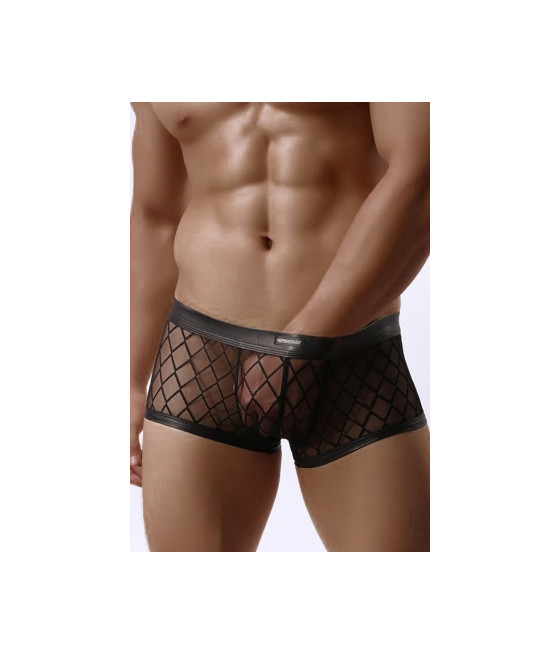Boxer noir transparent