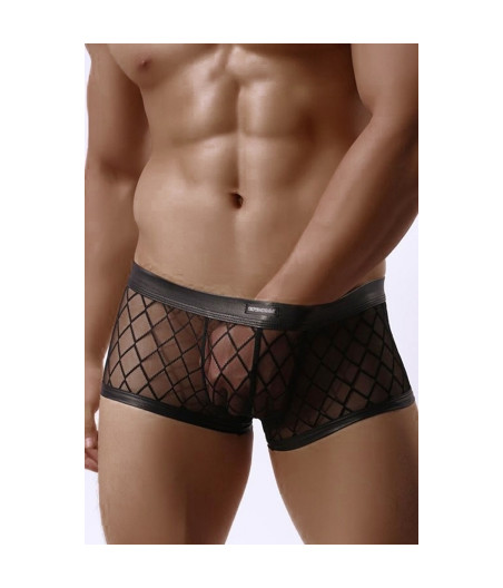 Boxer noir transparent
