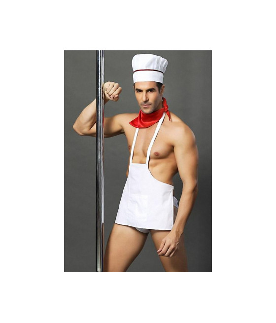Tenue de cuisinier sexy - 4 pièces