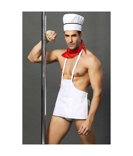 Tenue de cuisinier sexy - 4 pièces